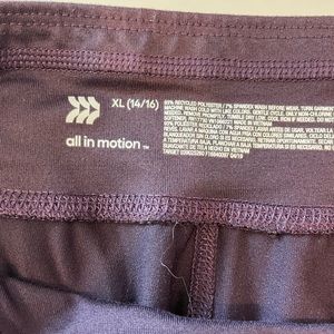 Youth purple leggings